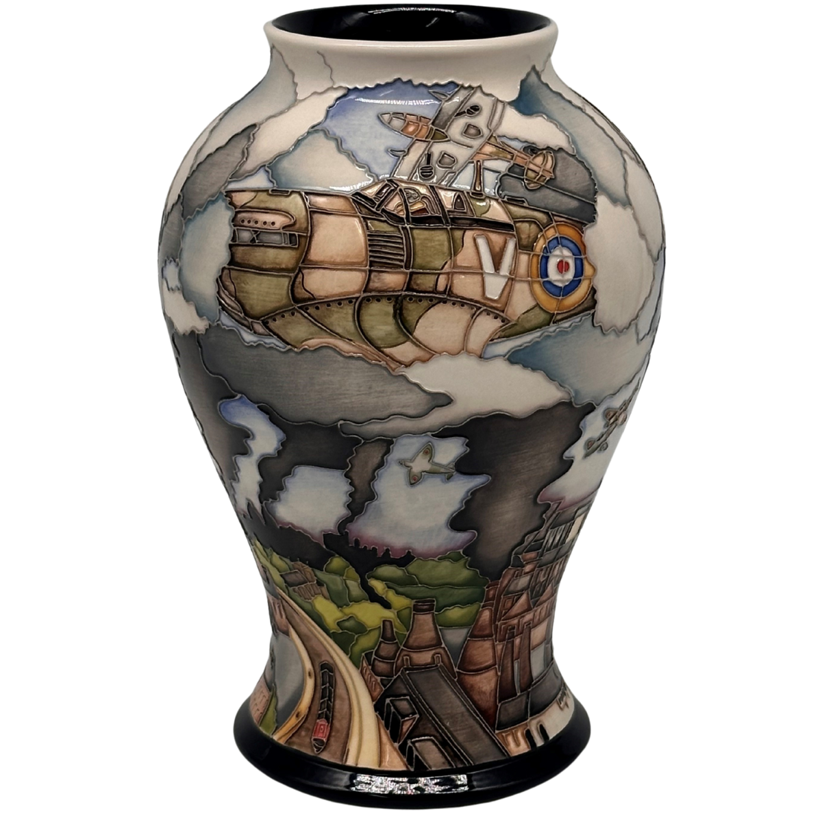 Over the Skies of Stoke - Vase
